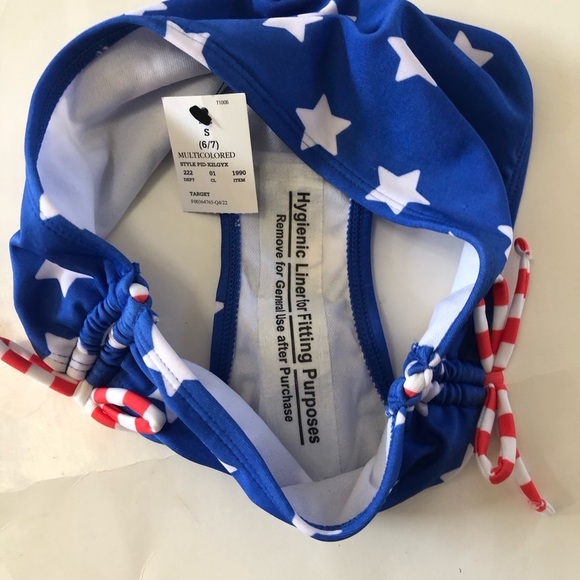 Bundle Art Class Cat & Jack Girl Tie dyed Bralette Blue Stars Bikini Bottoms 3Pc - Picture 10 of 14